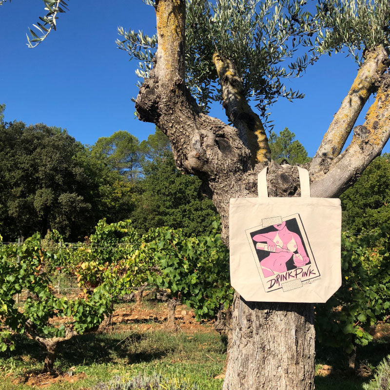 Drink Pink Designer Tragetasche