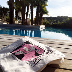 Drink Pink Designer Tragetasche