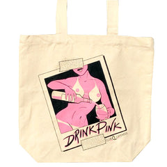 Drink Pink Designer Tragetasche